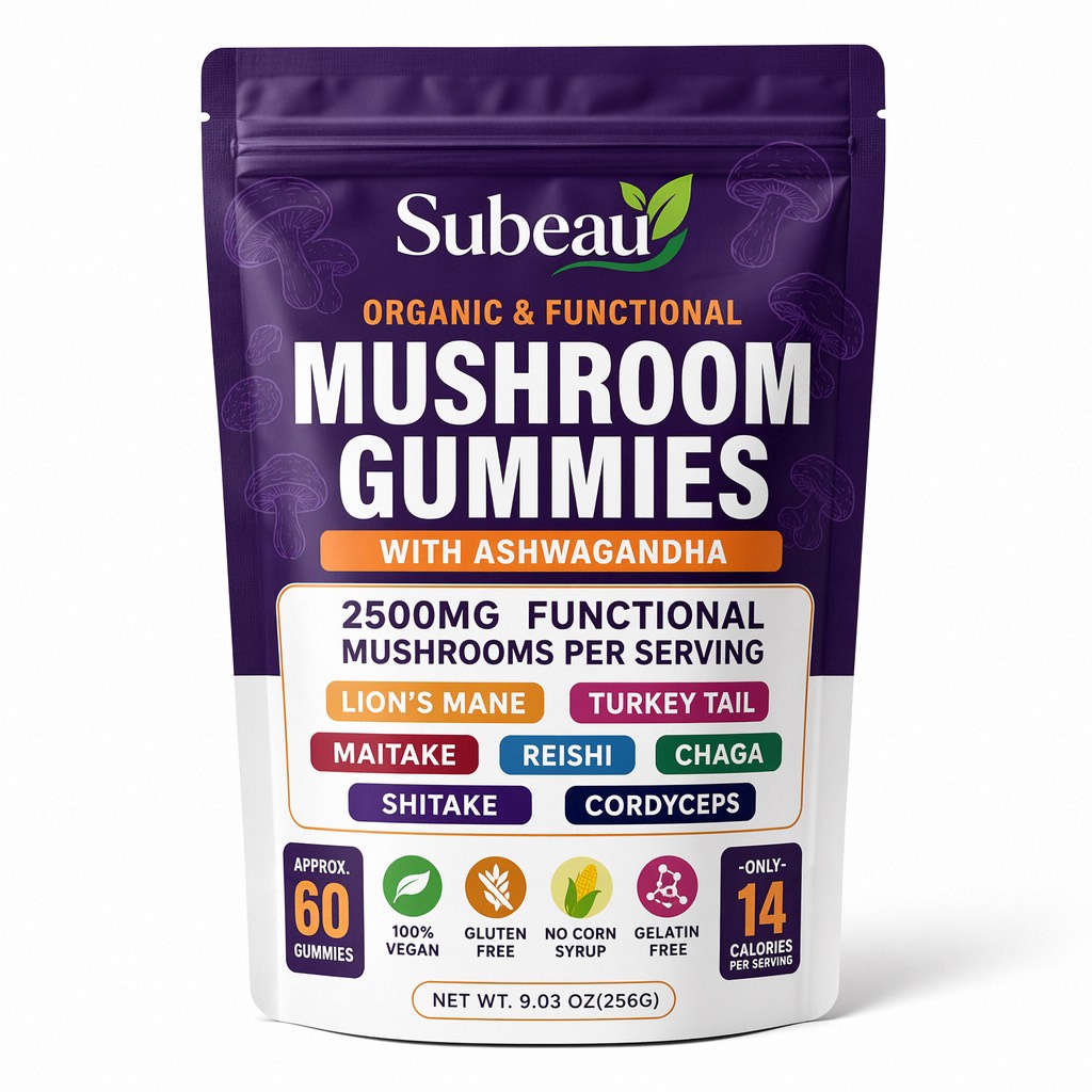 7-in-1 Mushroom Gummies with Ashwagandha