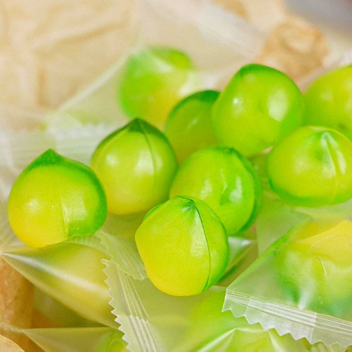 Peelable lime gummy candy - multi-layer peelable texture, custom OEM by Subeau